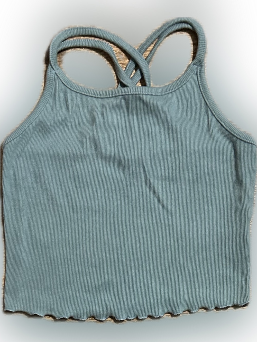 Art Class Girl’s LG 10-12 Blue Crop Tank